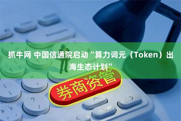 抓牛网 中国信通院启动“算力词元（Token）出海生态计划”