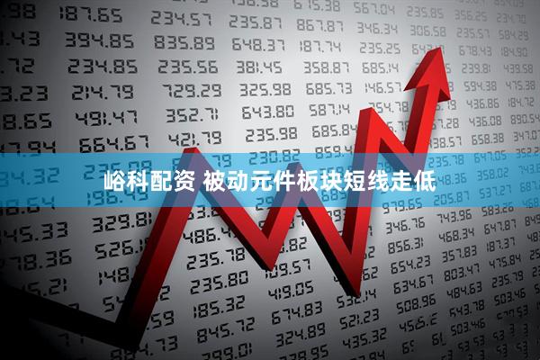 峪科配资 被动元件板块短线走低